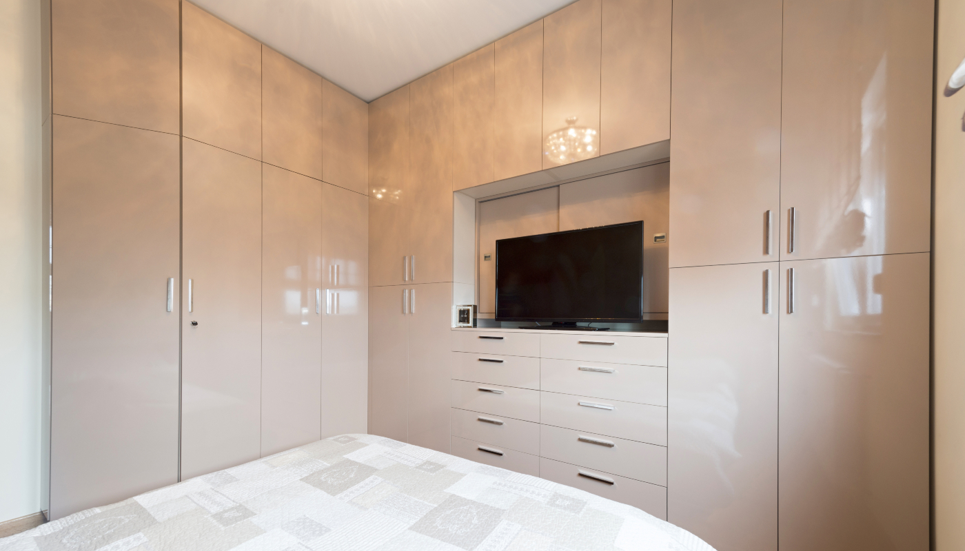 Mounted Fitted Wardrobe in London
